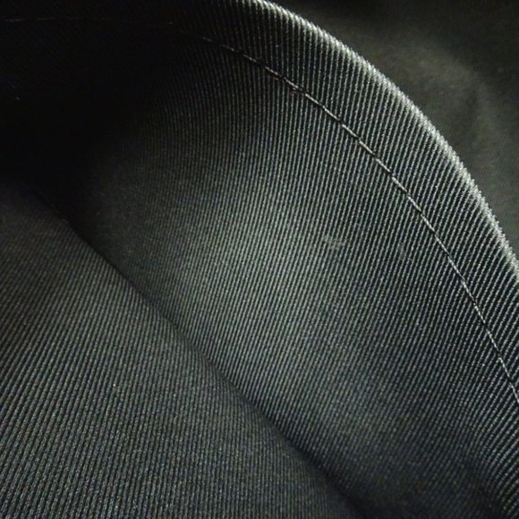 Saintonge Monogram Canvas Black Shoulder Bag - Picture 7 of 8